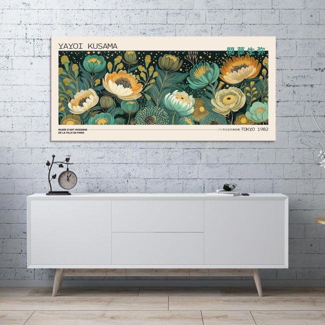 Πίνακας ζωγραφικής A field of flowers I, reart (original YAYOI Kusama)