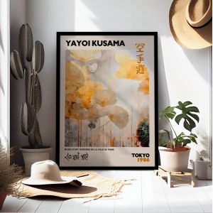 Αφίσα Έκθεσης Dried flowers, Yayoi Kusama