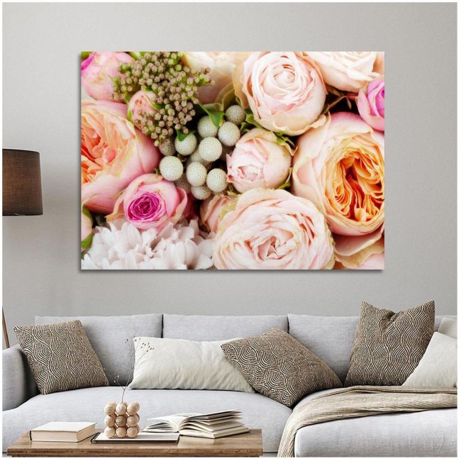 Canvas print Offer, Beautiful bouquet of flowers