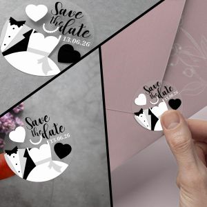 Sticker label Save The Date