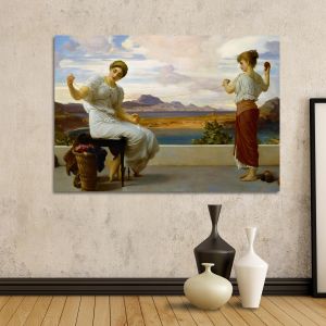 Canvas print Winding the skein, Leighton F.