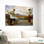 Canvas print Winding the skein, Leighton F.