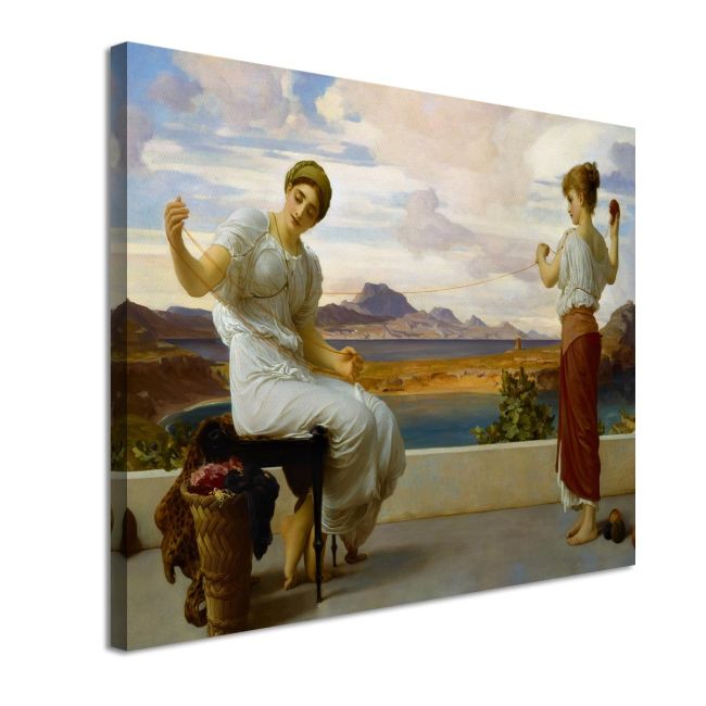 Canvas print Winding the skein, Leighton F.