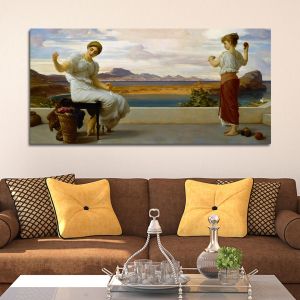 Πίνακας ζωγραφικής Τύλιγμα του κουβαριού, Leighton F, πανοραμικός