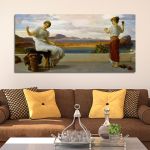 Canvas print Winding the skein, Leighton F.