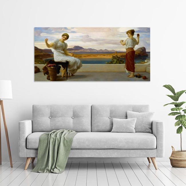 Canvas print Winding the skein, Leighton F.