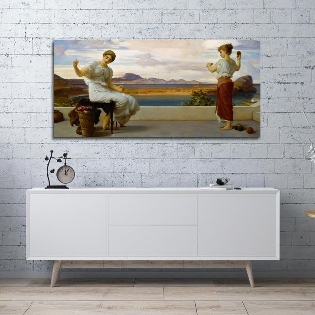 Canvas print Winding the skein, Leighton F.