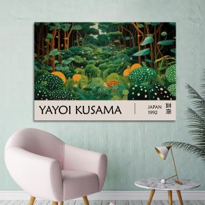 Canvas print Jungle, reart (original YAYOI Kusama)