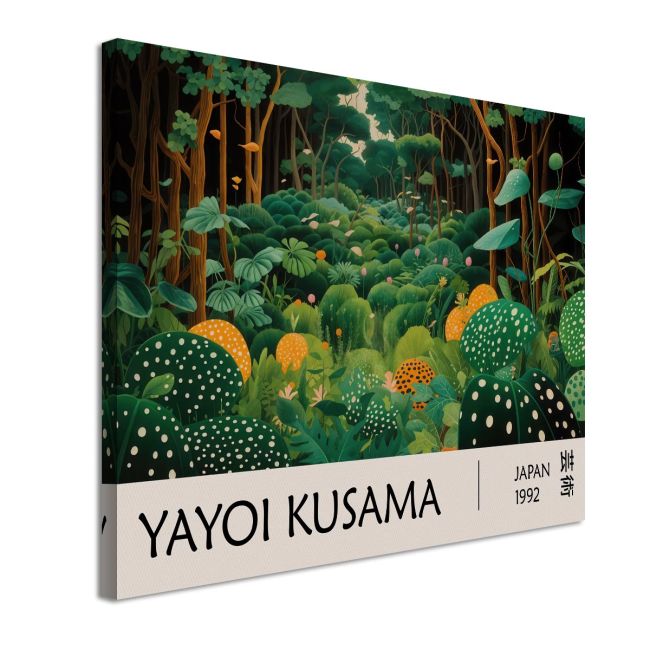 Canvas print Jungle, reart (original YAYOI Kusama)