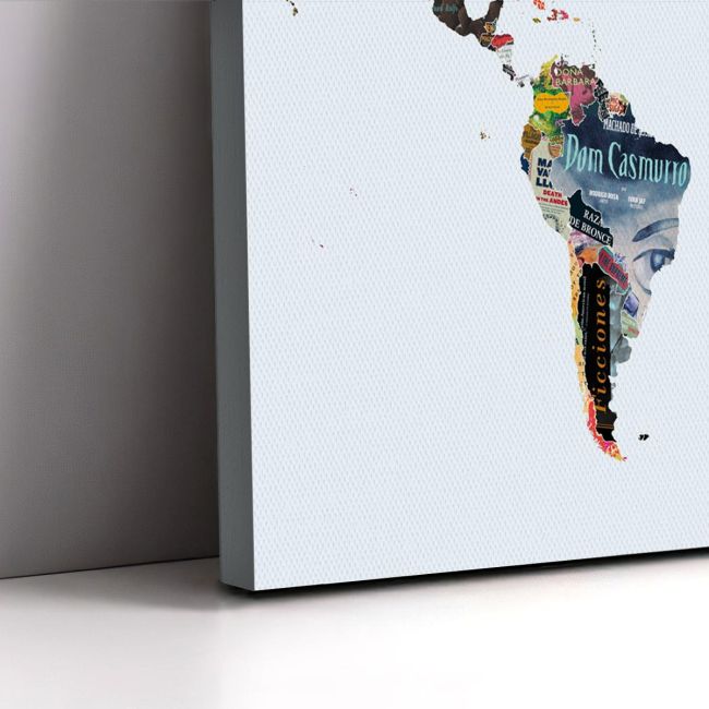 Canvas print A world of writing