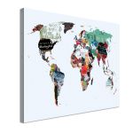 Canvas print A world of writing