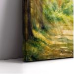 Canvas printSunny summer forest