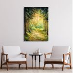 Canvas printSunny summer forest