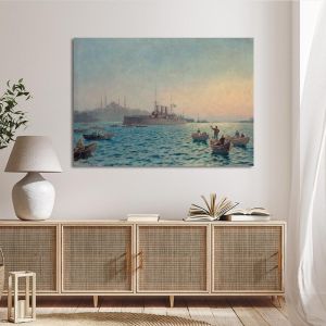 Canvas print Battleship Averof in Constantinople Prosalentis A. Framed canvas View 1 2