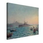 Canvas print Battleship Averof in Constantinople, Prosalentis A.