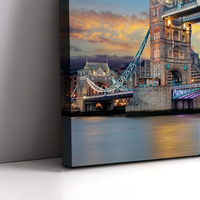 Canvas print London bridge, Tower bridge in London