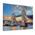 Canvas print London bridge, Tower bridge in London