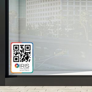 Window sticker Iris Payment Available 2