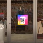 Shop windowFollow us on instagram QR Code