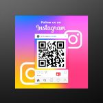 Shop windowFollow us on instagram QR Code