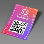 Shop windowFollow us on instagram QR Code, art 2