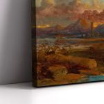 Canvas print Ruins of the Temple of Artemis, Hildebrandt Eduard