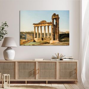 Πίνακας ζωγραφικής Ancient ruins Barbot Prosper Καμβάς τελαρωμένος Όψη 1 2