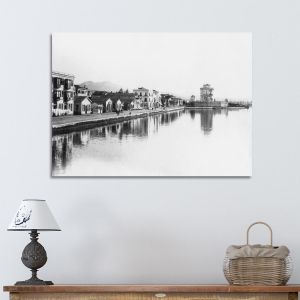 Canvas print Thessaloniki White Tower 1900 Framed canvas View 1 2