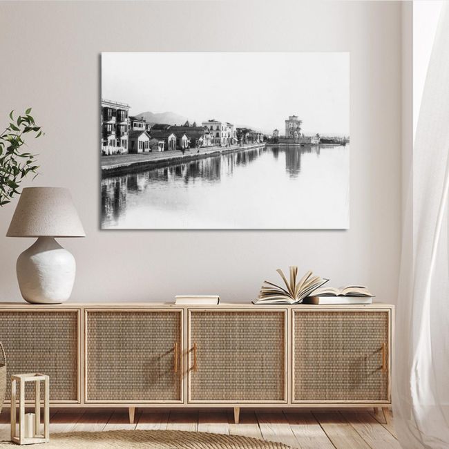 Canvas print Thessaloniki, White Tower 1900