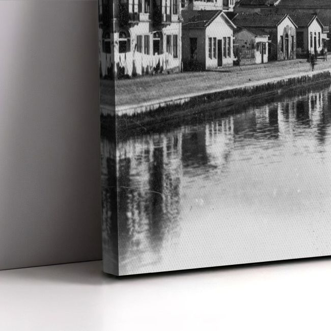 Πίνακας σε καμβά Θεσσαλονίκη, Λευκός Πύργος 1900