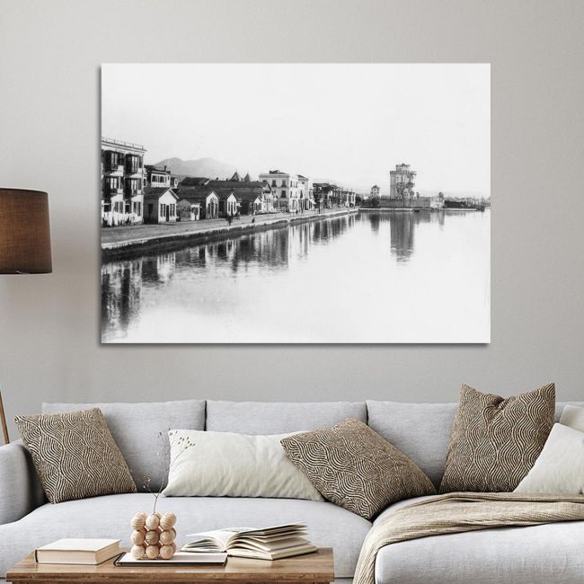 Canvas print Thessaloniki, White Tower 1900