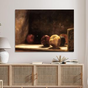 Canvas print Rotten apples, Gizis