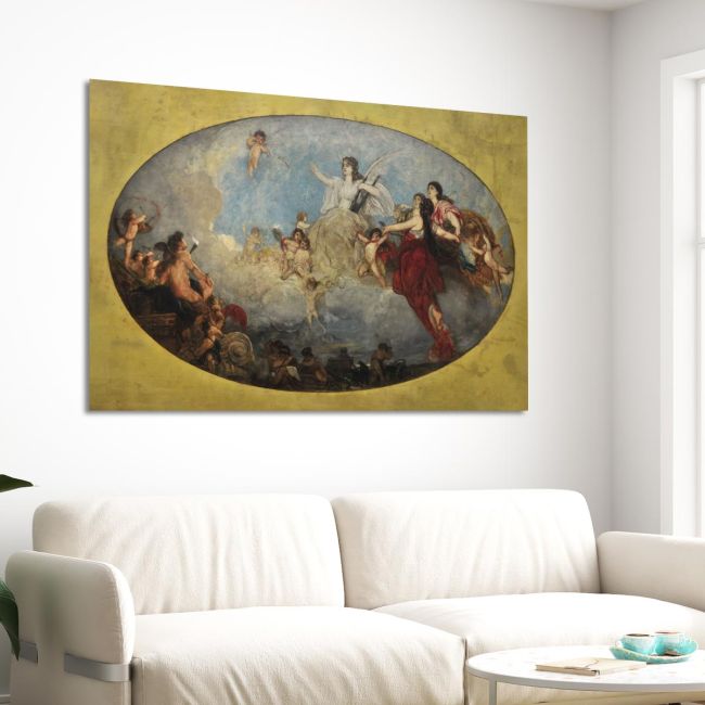Canvas print The liberal arts with their spirits, Gizis