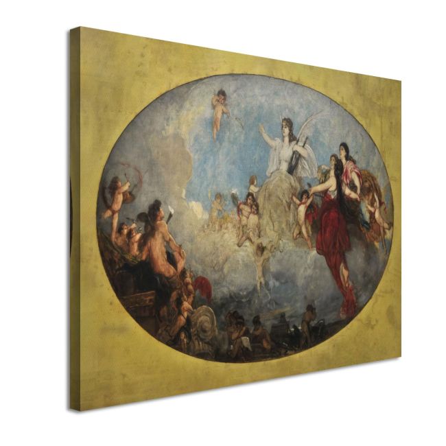 Canvas print The liberal arts with their spirits, Gizis