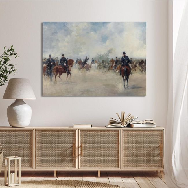 Canvas print The Battle of Pharsala, Roilos