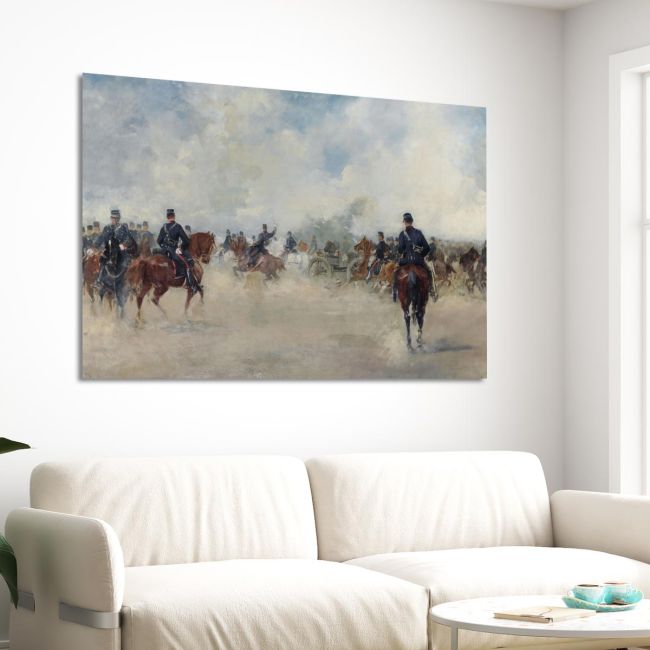 Canvas print The Battle of Pharsala, Roilos