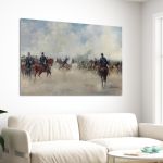 Canvas print The Battle of Pharsala, Roilos