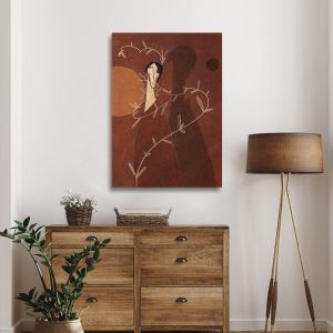 Canvas print Woman and her shadow Framed canvas View 1 2