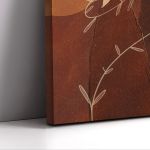 Canvas print Woman and her shadow