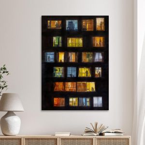 Canvas print Suburban evening