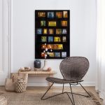 Canvas print Suburban evening