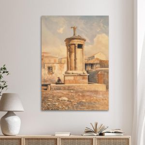 Canvas print The monument of Lysicrates, Prosalentis Aemilios