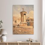 Canvas print The monument of Lysicrates, Prosalentis Aemilios