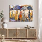 Πίνακας ζωγραφικής Colorful autumn scenery I