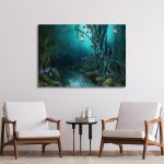 Canvas print Mystery river