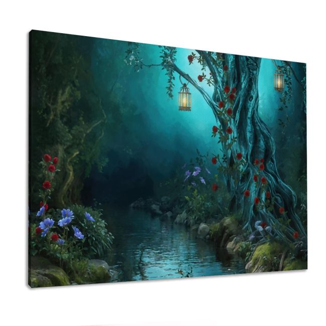 Canvas print Mystery river