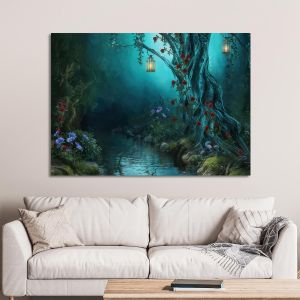 Canvas print Mystery river Framed canvas View 1 2