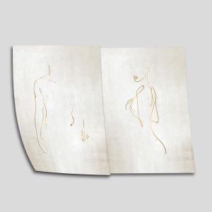 Human line figures, poster 2