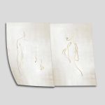 Human line figures αφίσα κάδρο δίπτυχο  Αφίσα