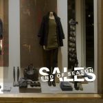 Shop window End of Season Sales